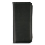 Universal® Business Card Holder, Holds 160 3.5 X 2 Cards, 4.75 X 10.13, Vinyl, Black freeshipping - TVN Wholesale 