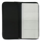 Universal® Business Card Holder, Holds 160 3.5 X 2 Cards, 4.75 X 10.13, Vinyl, Black freeshipping - TVN Wholesale 