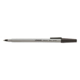 Universal™ Ballpoint Pen, Stick, Medium 1 Mm, Black Ink, Gray Barrel, Dozen freeshipping - TVN Wholesale 