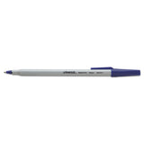 Universal™ Ballpoint Pen, Stick, Medium 1 Mm, Blue Ink, Gray Barrel, Dozen freeshipping - TVN Wholesale 