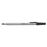 Universal™ Ballpoint Pen, Stick, Fine 0.7 Mm, Black Ink, Gray Barrel, Dozen freeshipping - TVN Wholesale 