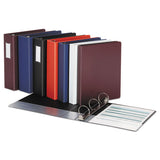 Economy Non-view Round Ring Binder, 3 Rings, 0.5