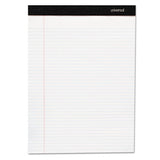 Universal® Premium Ruled Writing Pads With Heavy-duty Back, Wide-legal Rule, Black Headband, 50 White 8.5 X 11 Sheets, 6-pack freeshipping - TVN Wholesale 