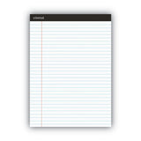 Universal® Premium Ruled Writing Pads With Heavy-duty Back, Wide-legal Rule, Black Headband, 50 White 8.5 X 11 Sheets, 12-pack freeshipping - TVN Wholesale 