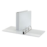 Universal® Deluxe Easy-to-open D-ring View Binder, 3 Rings, 2" Capacity, 11 X 8.5, White freeshipping - TVN Wholesale 