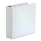 Universal® Deluxe Easy-to-open D-ring View Binder, 3 Rings, 3" Capacity, 11 X 8.5, White freeshipping - TVN Wholesale 