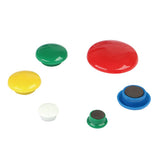 Universal® Assorted Magnets, Plastic, 5-8" Dia, 1" Dia, 1 5-8" Dia, Asst Colors, 30-pack freeshipping - TVN Wholesale 