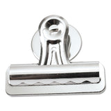 Universal® Bulldog Magnetic Clips, Medium, Nickel-plated,12-pack freeshipping - TVN Wholesale 