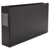 Universal® Ledger-size Round Ring Binder With Label Holder, 3 Rings, 3" Capacity, 11 X 17, Black freeshipping - TVN Wholesale 