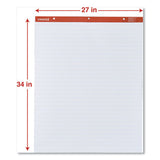 Universal™ Easel Pads-flip Charts, Presentation Format (1" Rule), 50 White 27 X 34 Sheets, 2-carton freeshipping - TVN Wholesale 