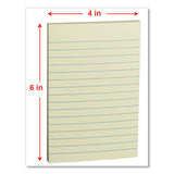 Universal® Self-stick Note Pads, 4 X 6, Lined, Assorted Pastel Colors, 100-sheet, 5-pk freeshipping - TVN Wholesale 
