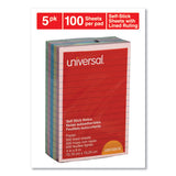 Universal® Self-stick Note Pads, 4 X 6, Lined, Assorted Pastel Colors, 100-sheet, 5-pk freeshipping - TVN Wholesale 