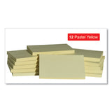 Universal® Self-stick Note Pads, 3 X 5, Yellow, 100-sheet, 18-pack freeshipping - TVN Wholesale 