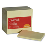 Universal® Self-stick Note Pads, 3 X 5, Yellow, 100-sheet, 18-pack freeshipping - TVN Wholesale 