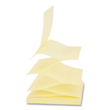 Universal® Fan-folded Self-stick Pop-up Note Pads, 3" X 3", Yellow, 90-sheet, 24-pack freeshipping - TVN Wholesale 