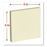 Universal® Fan-folded Self-stick Pop-up Note Pads, 3" X 3", Yellow, 90-sheet, 24-pack freeshipping - TVN Wholesale 