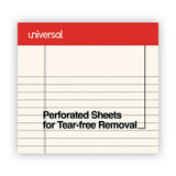 Universal® Colored Perforated Ruled Writing Pads, Narrow Rule, 50 Ivory 5 X 8 Sheets, Dozen freeshipping - TVN Wholesale 