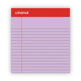 Universal® Colored Perforated Ruled Writing Pads, Narrow Rule, 50 Orchid 5 X 8 Sheets, Dozen freeshipping - TVN Wholesale 