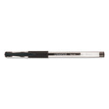 Universal™ Comfort Grip Gel Pen, Stick, Medium 0.7 Mm, Black Ink, Clear Barrel, 60-pack freeshipping - TVN Wholesale 