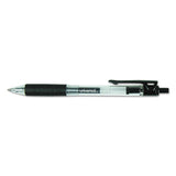 Universal™ Comfort Grip Gel Pen, Retractable, Medium 0.7 Mm, Black Ink, Clear-black Barrel, 36-pack freeshipping - TVN Wholesale 