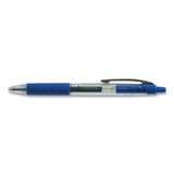 Universal™ Comfort Grip Gel Pen, Retractable, Medium 0.7 Mm, Blue Ink, Clear-blue Barrel, 36-pack freeshipping - TVN Wholesale 