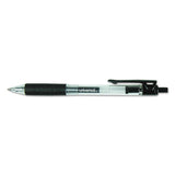 Universal™ Comfort Grip Gel Pen, Retractable, Medium 0.7 Mm, Black Ink, Smoke Barrel, Dozen freeshipping - TVN Wholesale 