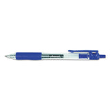 Universal™ Comfort Grip Gel Pen, Retractable, Medium 0.7 Mm, Blue Ink, Translucent Blue Barrel, Dozen freeshipping - TVN Wholesale 