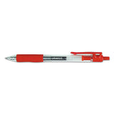 Universal™ Comfort Grip Gel Pen, Retractable, Medium 0.7 Mm, Red Ink, Translucent Red Barrel, Dozen freeshipping - TVN Wholesale 