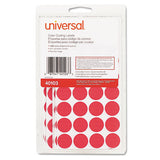 Universal® Self-adhesive Removable Color-coding Labels, 0.75" Dia., Yellow, 28-sheet, 36 Sheets-pack freeshipping - TVN Wholesale 