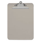 Universal® Plastic Clipboard W-high Capacity Clip, 1", Holds 8 1-2 X 12, Translucent Black freeshipping - TVN Wholesale 