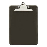 Universal® Plastic Clipboard W-high Capacity Clip, 1", Holds 8 1-2 X 12, Translucent Black freeshipping - TVN Wholesale 