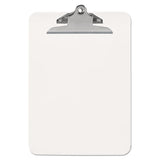 Universal® Plastic Clipboard With High Capacity Clip, 1" Capacity, Holds 8 1-2 X 11, Clear freeshipping - TVN Wholesale 