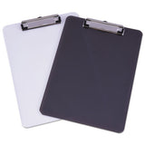Universal® Plastic Clipboard With Low Profile Clip 1-2" Capacity, Holds 8 1-2 X 11, Clear freeshipping - TVN Wholesale 