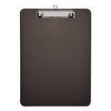 Universal® Plastic Clipboard With Low Profile Clip, 1-2" Cap, 8 1-2 X 11, Translucent Black freeshipping - TVN Wholesale 