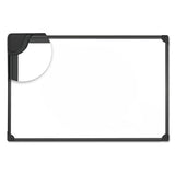 Universal® Design Series Magnetic Steel Dry Erase Board, 24 X 18, White, Black Frame freeshipping - TVN Wholesale 
