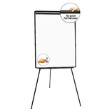 Universal® Tripod-style Dry Erase Easel, Easel : 44" To 78", Board: 29" X 41", White-black freeshipping - TVN Wholesale 