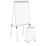 Universal® Dry Erase Easel Board, Easel Height: 42" To 67", Board: 29" X 41", White-silver freeshipping - TVN Wholesale 