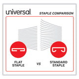 Universal® Deluxe Power Assist Flat-clinch Full Strip Stapler, 25-sheet Capacity, Black-gray freeshipping - TVN Wholesale 