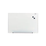 Universal® Frameless Magnetic Glass Marker Board, 36" X 24", White freeshipping - TVN Wholesale 