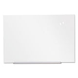 Universal® Frameless Magnetic Glass Marker Board, 48" X 36", White freeshipping - TVN Wholesale 