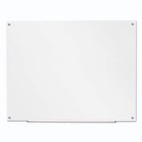 Universal® Frameless Glass Marker Board, 48" X 36", White freeshipping - TVN Wholesale 