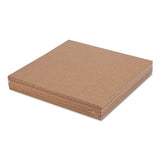 Universal® Cork Tile Panels, Dark Brown, 12 X 12, 4-pack freeshipping - TVN Wholesale 