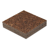 Universal® Cork Tile Panels, Dark Brown, 12 X 12, 4-pack freeshipping - TVN Wholesale 