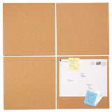 Universal® Cork Tile Panels, Dark Brown, 12 X 12, 4-pack freeshipping - TVN Wholesale 