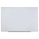 Universal® Dry-erase Board, Melamine, 72 X 48, White, Oak-finished Frame freeshipping - TVN Wholesale 