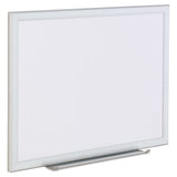 Universal® Dry-erase Board, Melamine, 72 X 48, White, Oak-finished Frame freeshipping - TVN Wholesale 