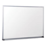 Dry Erase Board, Melamine, 36 X 24, Satin-finished Aluminum Frame