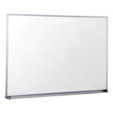 Universal® Dry Erase Board, Melamine, 48 X 36, Satin-finished Aluminum Frame freeshipping - TVN Wholesale 