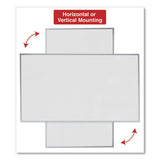 Universal® Dry Erase Board, Melamine, 72 X 48, Satin-finished Aluminum Frame freeshipping - TVN Wholesale 