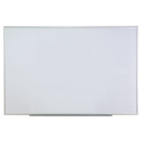 Universal® Dry Erase Board, Melamine, 96 X 48, Satin-finished Aluminum Frame freeshipping - TVN Wholesale 